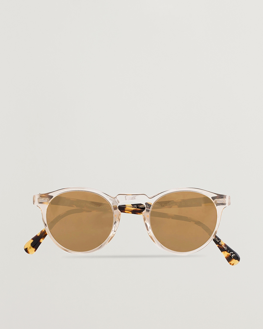 Mies |  | Oliver Peoples | Gregory Peck Sunglasses Honey/Gold Mirror