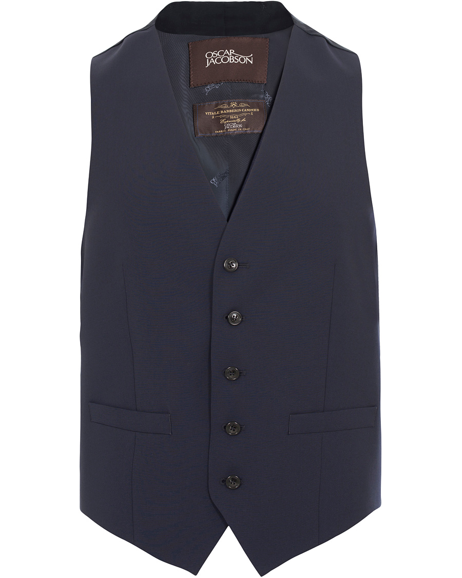Mies | Pikkutakit | Oscar Jacobson | Carlo Waistcoat Navy