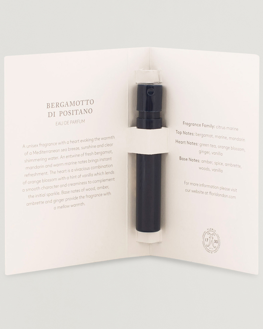 Mies |  |  | Floris London Bergamotto di Positano Eau de Parfum 2ml Sample