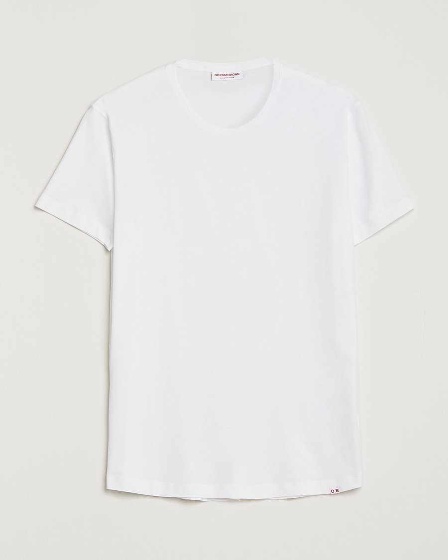 Mies | T-paidat | Orlebar Brown | OB Crew Neck Tee White