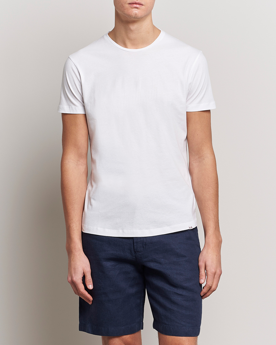 Mies | T-paidat | Orlebar Brown | OB Crew Neck Tee White