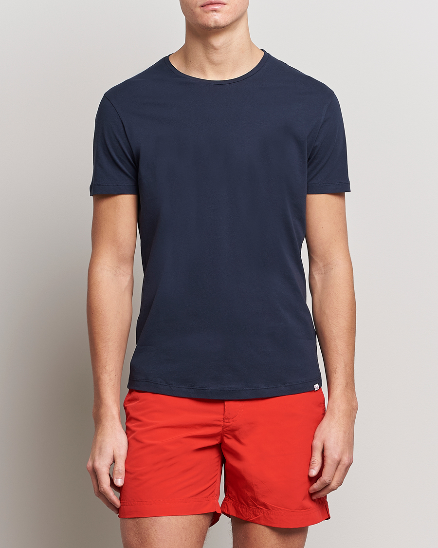 Mies | T-paidat | Orlebar Brown | OB Crew Neck Tee Navy