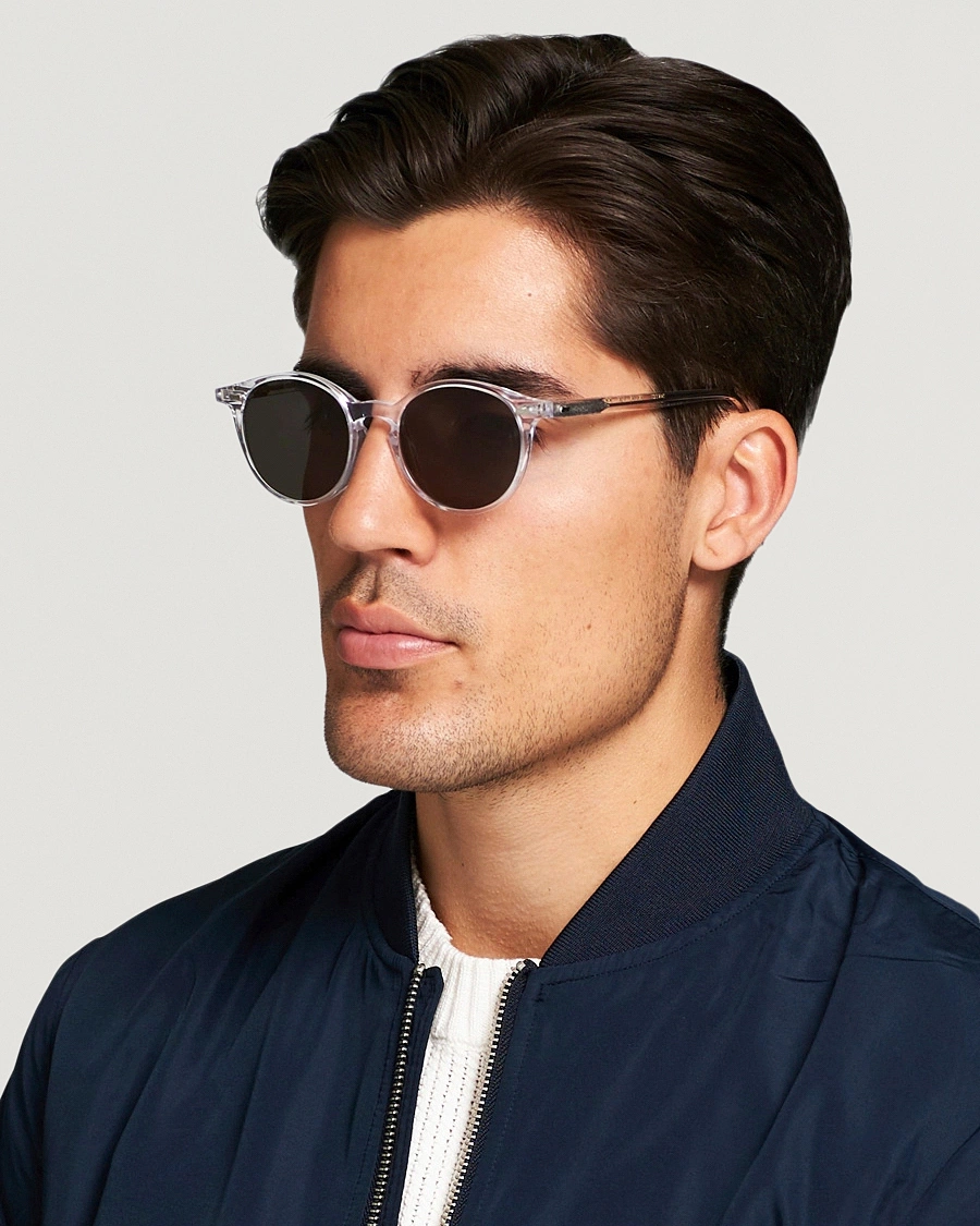 Mies | Pyöreät aurinkolasit | TBD Eyewear | Cran Sunglasses  Transparent