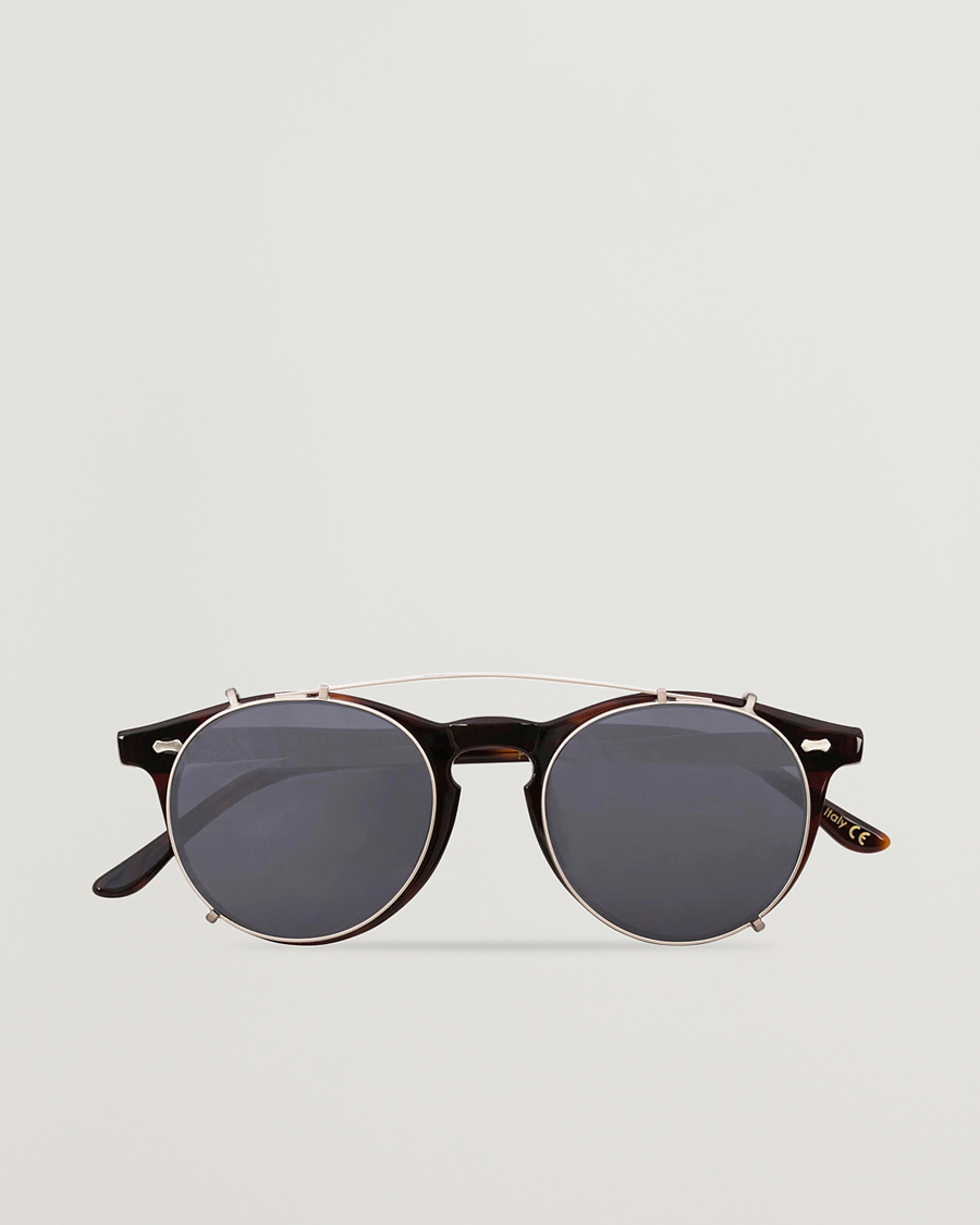 Miehet |  | TBD Eyewear | Pleat Clip On Sunglasses Classic Tortoise