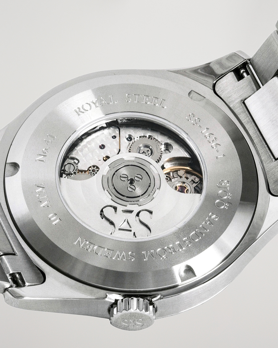 Mies | Sjöö Sandström Royal Steel Classic 36mm Black with Steel | Sjöö Sandström | Royal Steel Classic 36mm Black with Steel