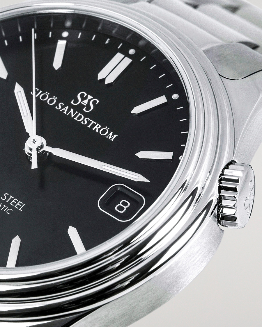 Mies | Sjöö Sandström Royal Steel Classic 36mm Black with Steel | Sjöö Sandström | Royal Steel Classic 36mm Black with Steel