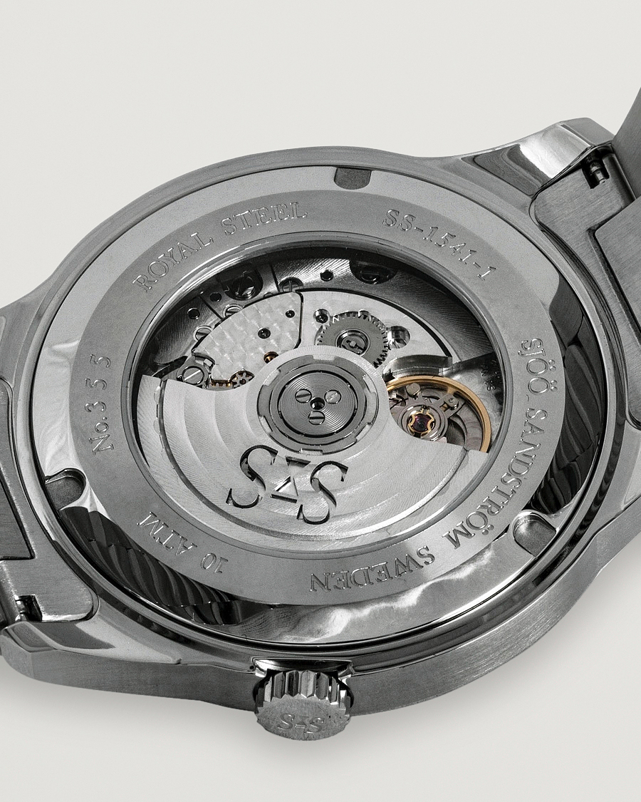 Mies | Sjöö Sandström Royal Steel Classic 41mm Black and Steel | Sjöö Sandström | Royal Steel Classic 41mm Black and Steel