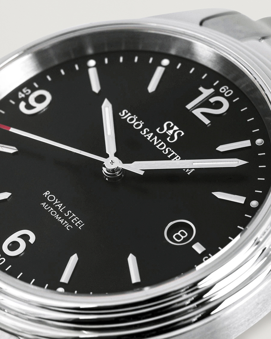 Mies | Sjöö Sandström Royal Steel Classic 41mm Black and Steel | Sjöö Sandström | Royal Steel Classic 41mm Black and Steel