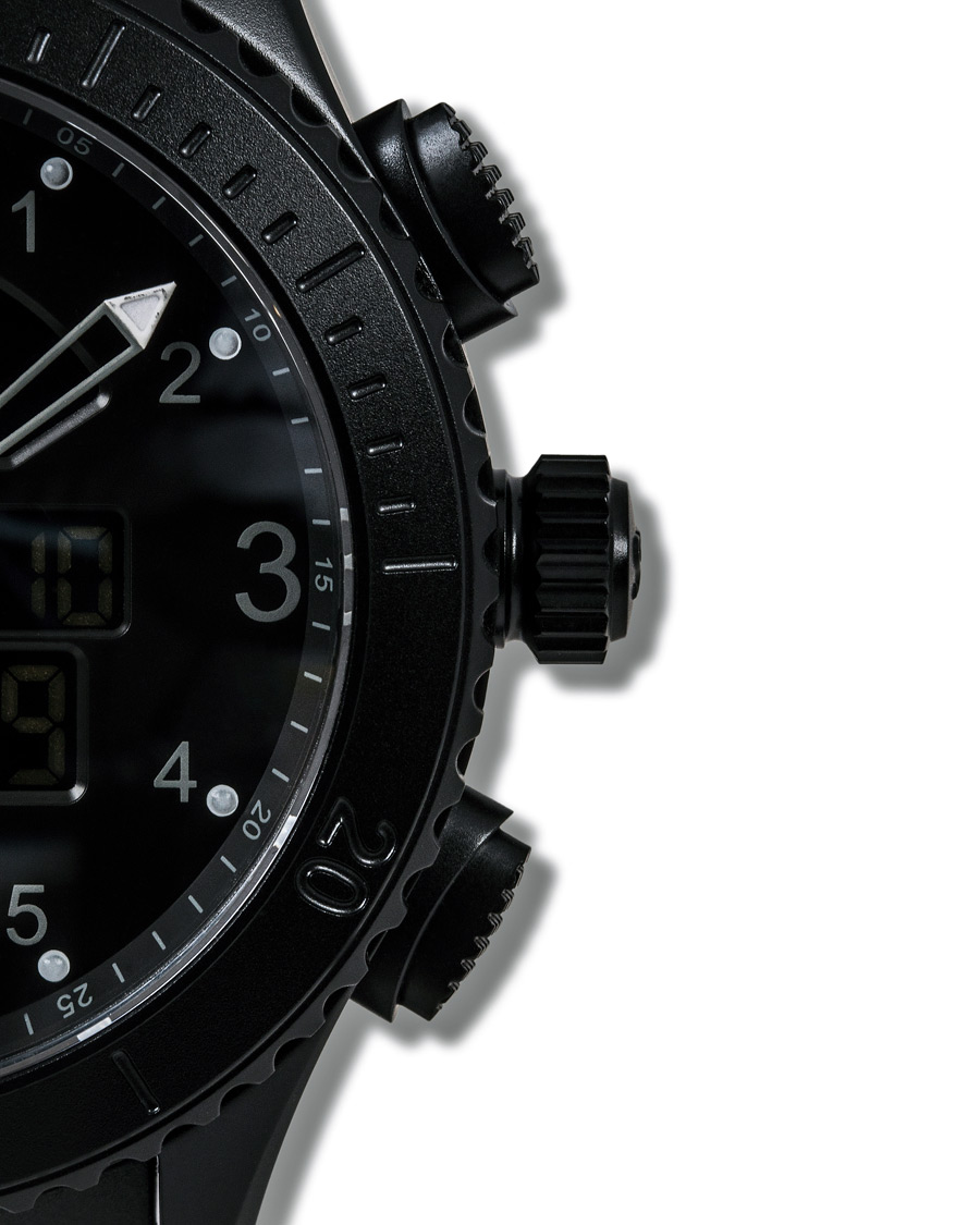Mies | Sjöö Sandström UTC Skydiver 44,2mm Black Night and Black Rubber | Sjöö Sandström | UTC Skydiver 44,2mm Black Night and Black Rubber