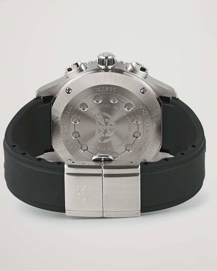 Mies | Sjöö Sandström UTC Skydiver 44,2mm Black and Black Rubber | Sjöö Sandström | UTC Skydiver 44,2mm Black and Black Rubber