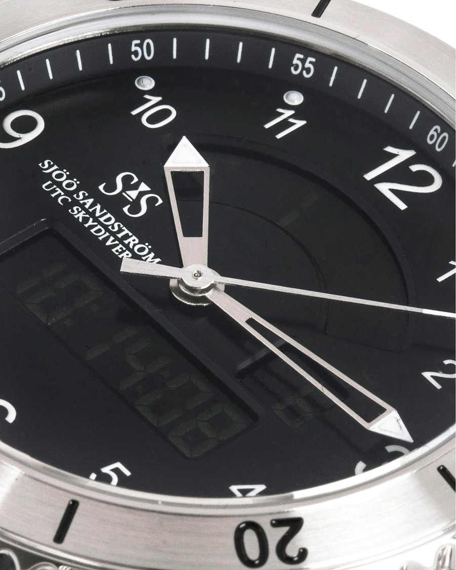 Mies | Sjöö Sandström UTC Skydiver 44,2mm Black and Black Rubber | Sjöö Sandström | UTC Skydiver 44,2mm Black and Black Rubber