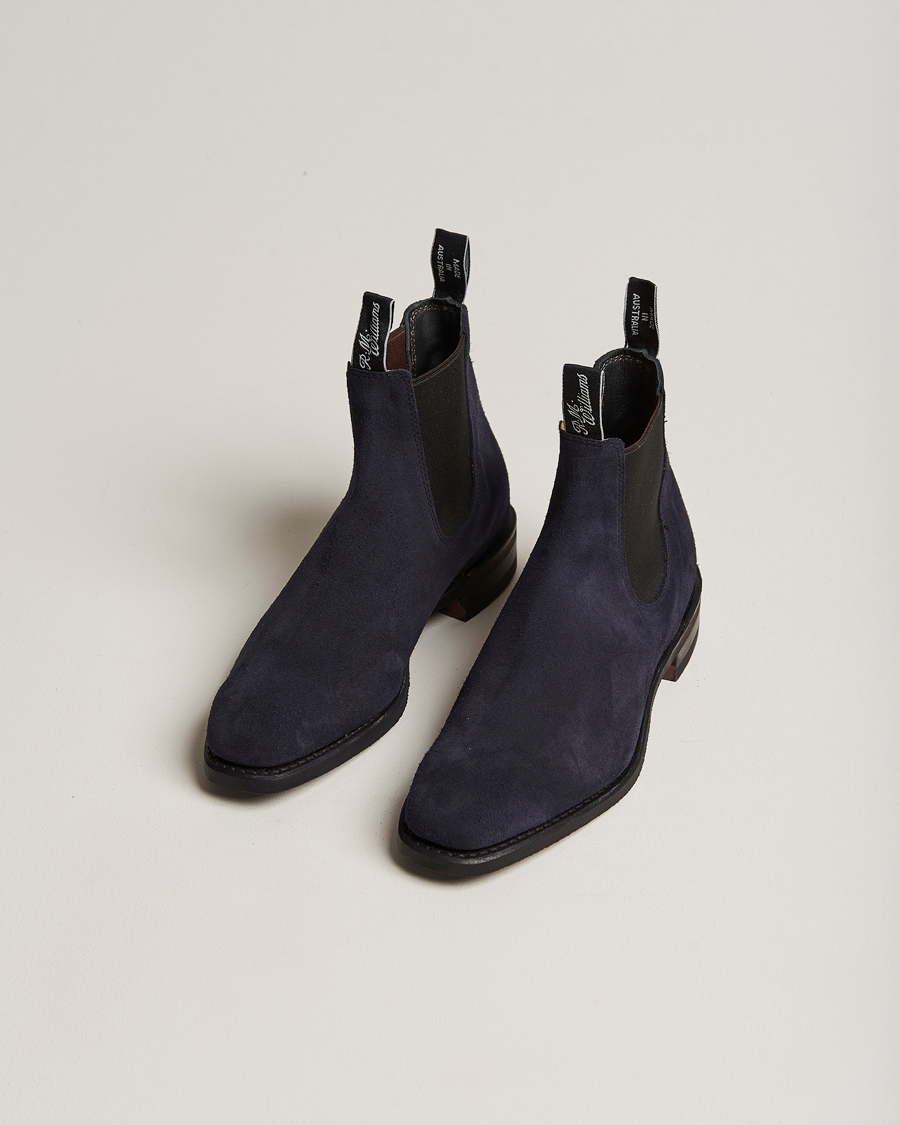Mies | Business & Beyond | R.M.Williams | Blaxland G Boot Universe Navy Suede