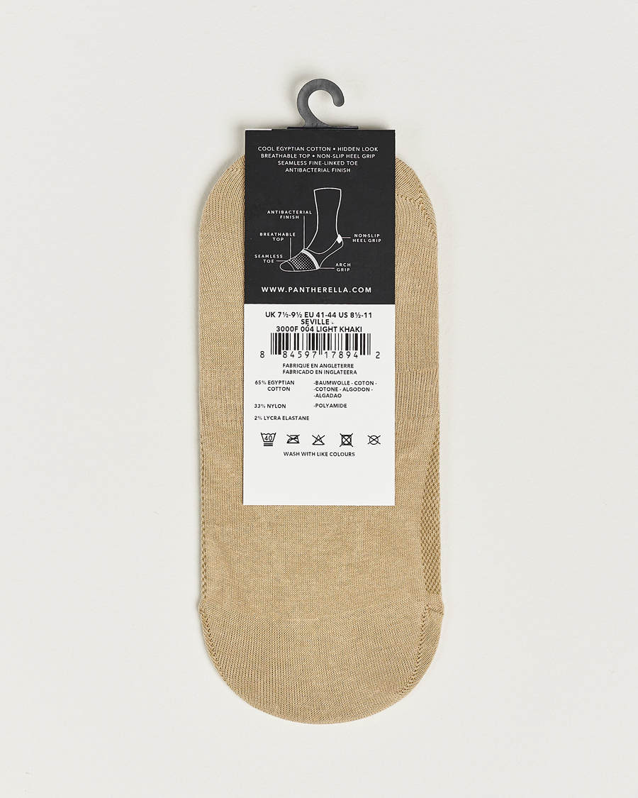Mies | Alusvaatteet | Pantherella | Footlet Cotton/Nylon Sock Khaki