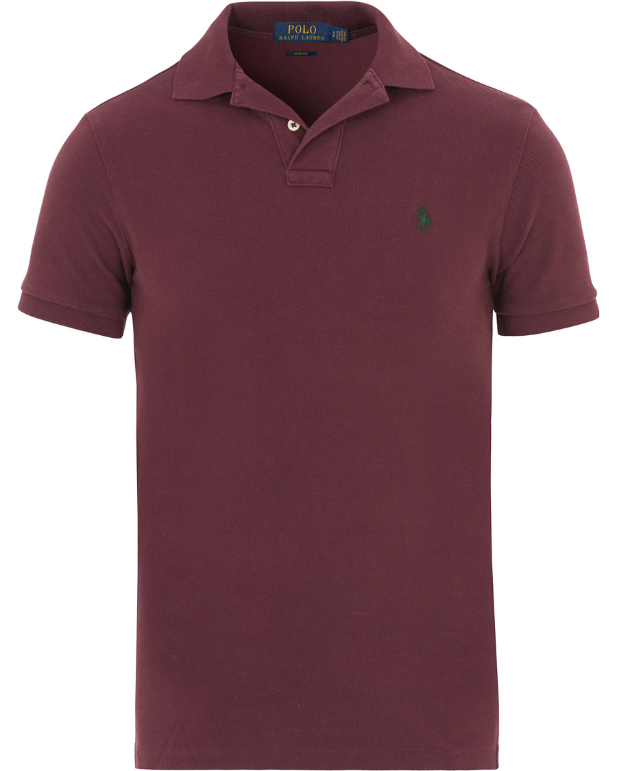 Mies | Pikeet | Polo Ralph Lauren | Slim Fit Polo Classic Burgundy