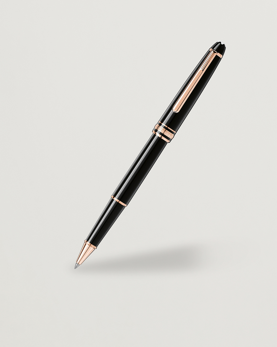 Mies | Kynät | Montblanc | 163 Classique Meisterstück Rollerball Pen Red Gold