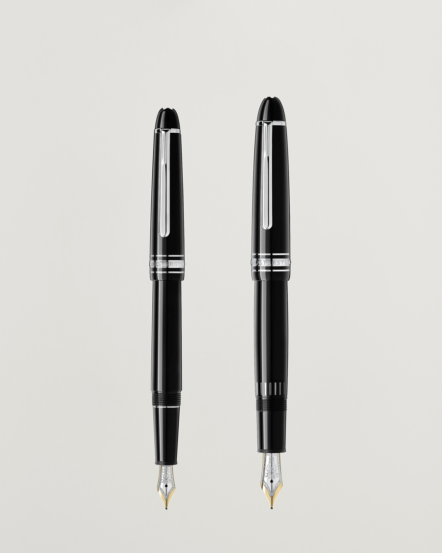 Mies | Kynät | Montblanc | 145 Classique Meisterstück F Fountain Pen Platinum Line