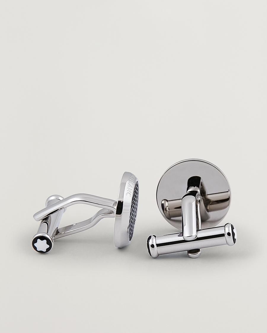 Mies | Kalvosinnapit | Montblanc | Steel Meisterstück Cuff Links Blue