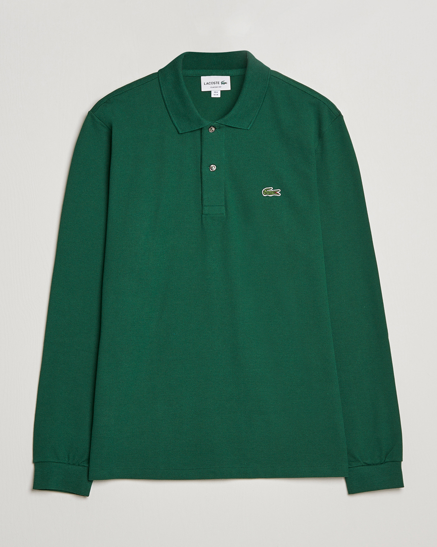 Mies | Pikeet | Lacoste | Original Long Sleeve Polo Piké Green