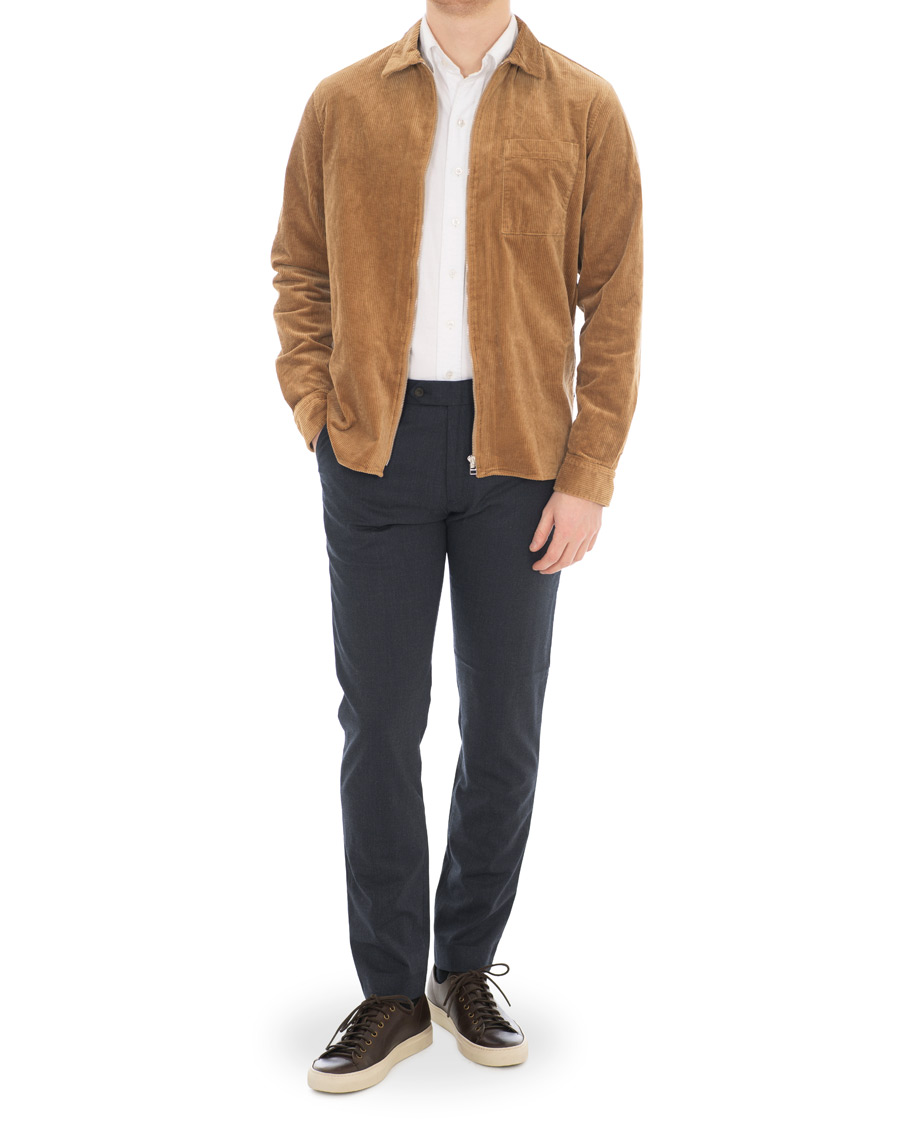 Mies | Housut | NN07 | New Theo 1249 Wool Trousers Light Navy