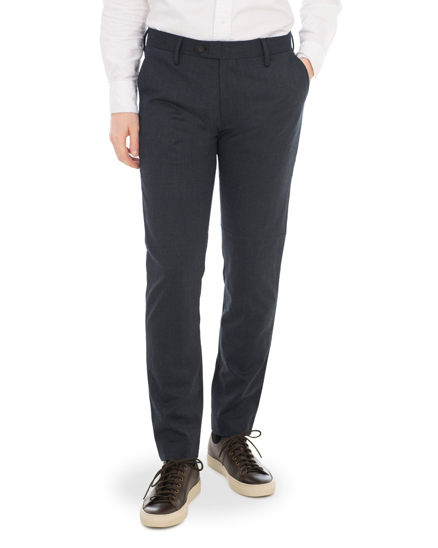 Mies | Housut | NN07 | New Theo 1249 Wool Trousers Light Navy