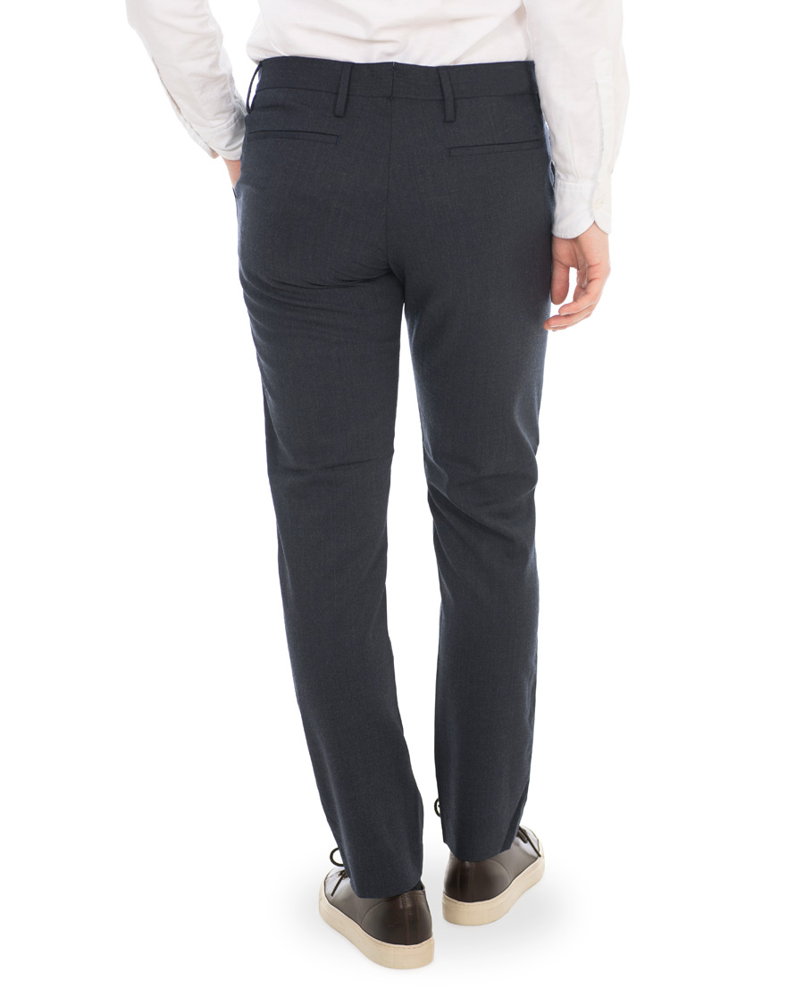 Mies | Housut | NN07 | New Theo 1249 Wool Trousers Light Navy