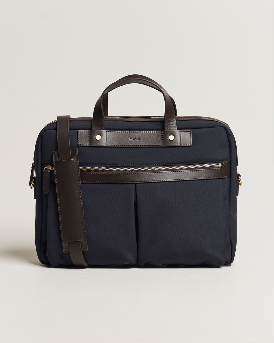 Mies | Laukut | Mismo | MismoM/S Nylon OfficeNavy/Dark Brown