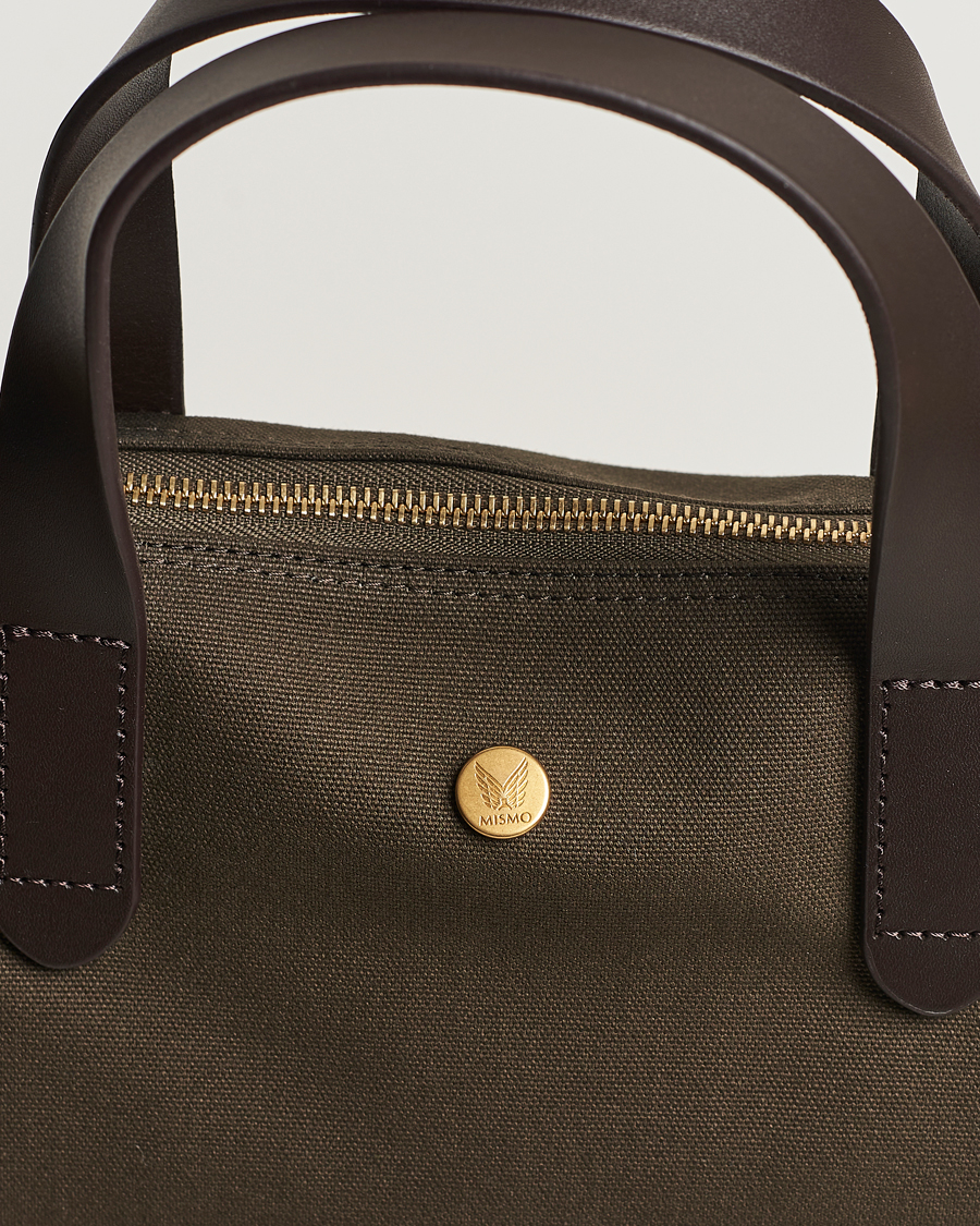 Mies | Laukut | Mismo | MismoM/S Canvas ShopperArmy/Dark Brown