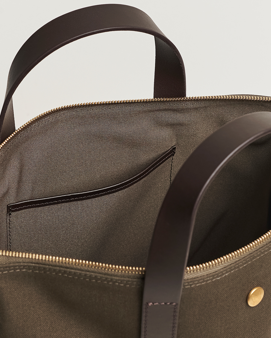 Mies | Laukut | Mismo | MismoM/S Canvas ShopperArmy/Dark Brown