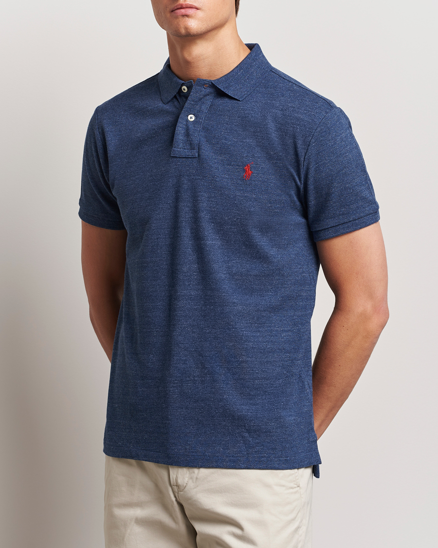 Mies | Pikeet | Polo Ralph Lauren | Custom Slim Fit Polo Classic Royal Heather