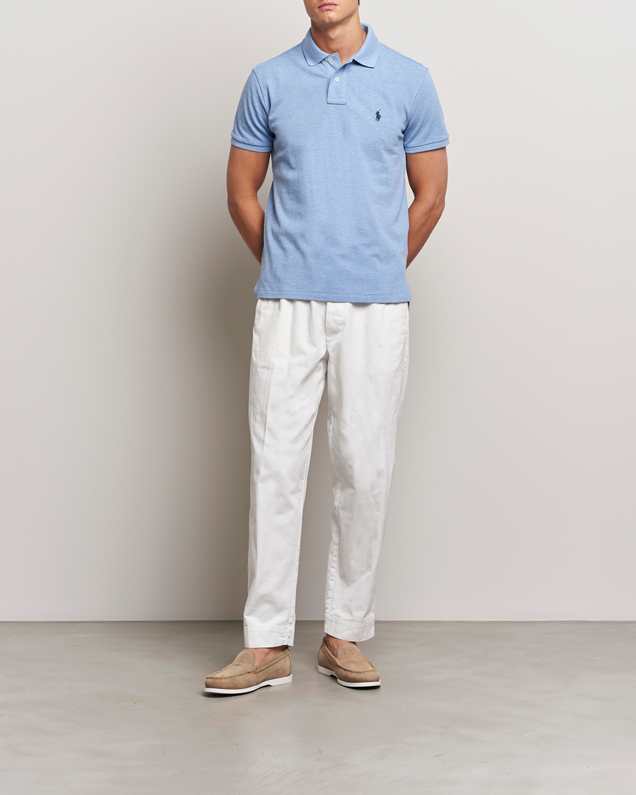 Mies | Pikeet | Polo Ralph Lauren | Custom Slim Fit Polo Isle Heather