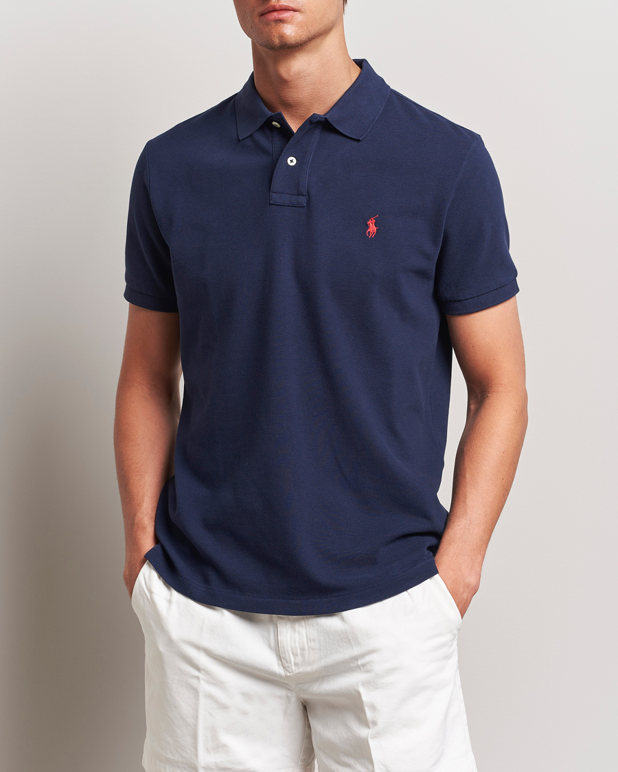 Mies | Pikeet | Polo Ralph Lauren | Custom Slim Fit Polo Newport Navy