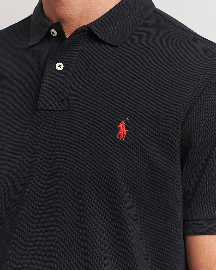 Mies | Pikeet | Polo Ralph Lauren | Custom Slim Fit Polo Black