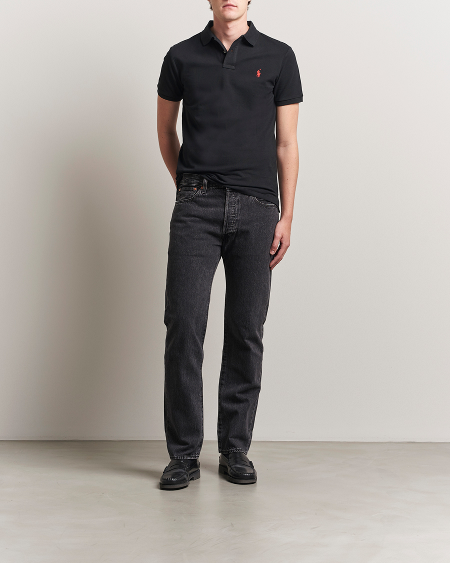 Mies | Pikeet | Polo Ralph Lauren | Slim Fit Polo Polo Black