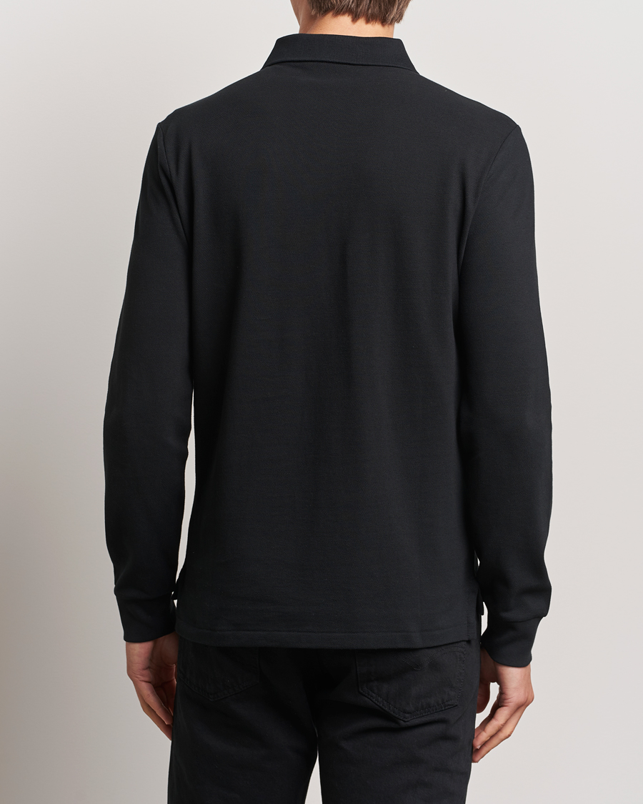 Mies | Pikeet | Polo Ralph Lauren | Custom Slim Fit Long Sleeve Polo Polo Black
