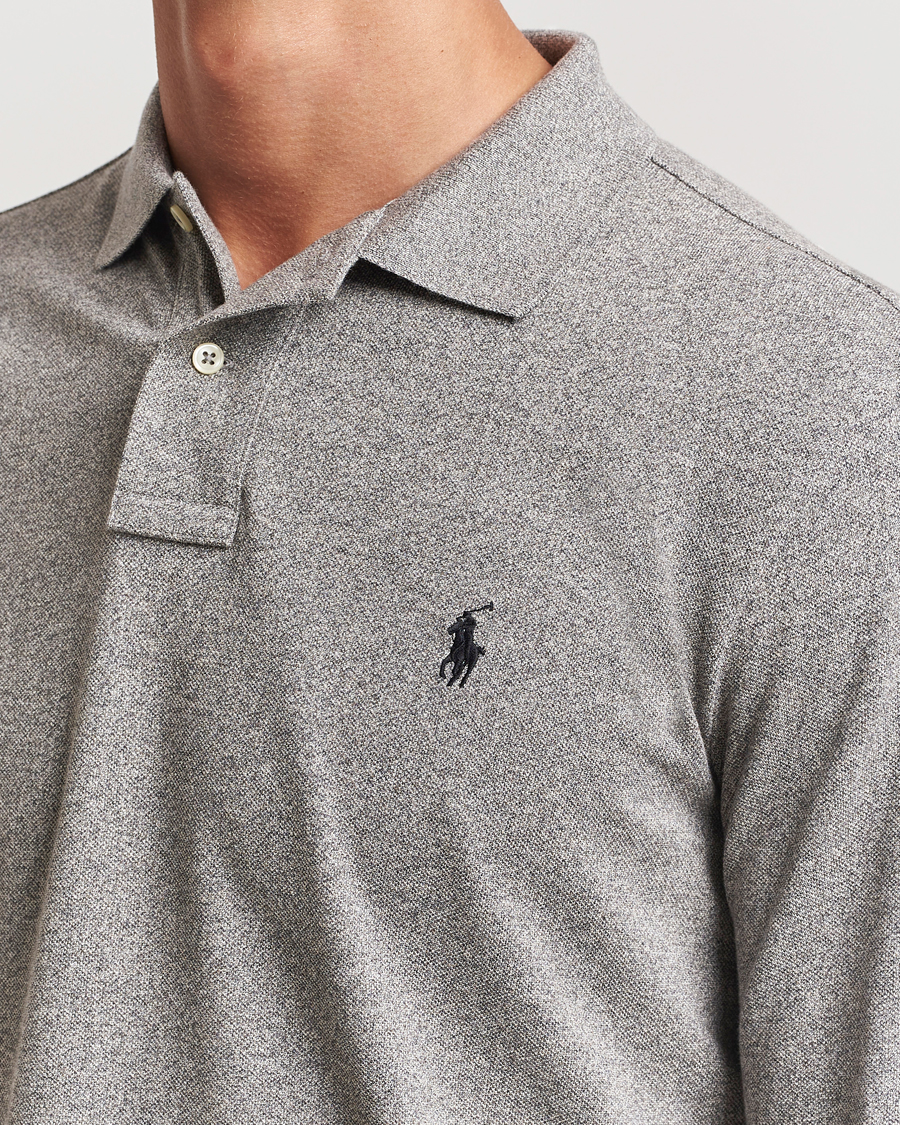 Mies | Pikeet | Polo Ralph Lauren | Custom Slim Fit Long Sleeve Polo Canterbury Heather