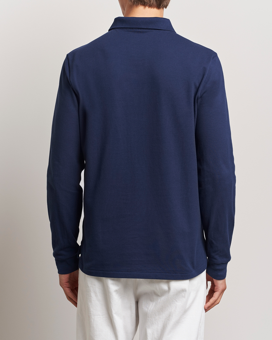 Mies | Pikeet | Polo Ralph Lauren | Custom Slim Fit Long Sleeve Polo Newport Navy