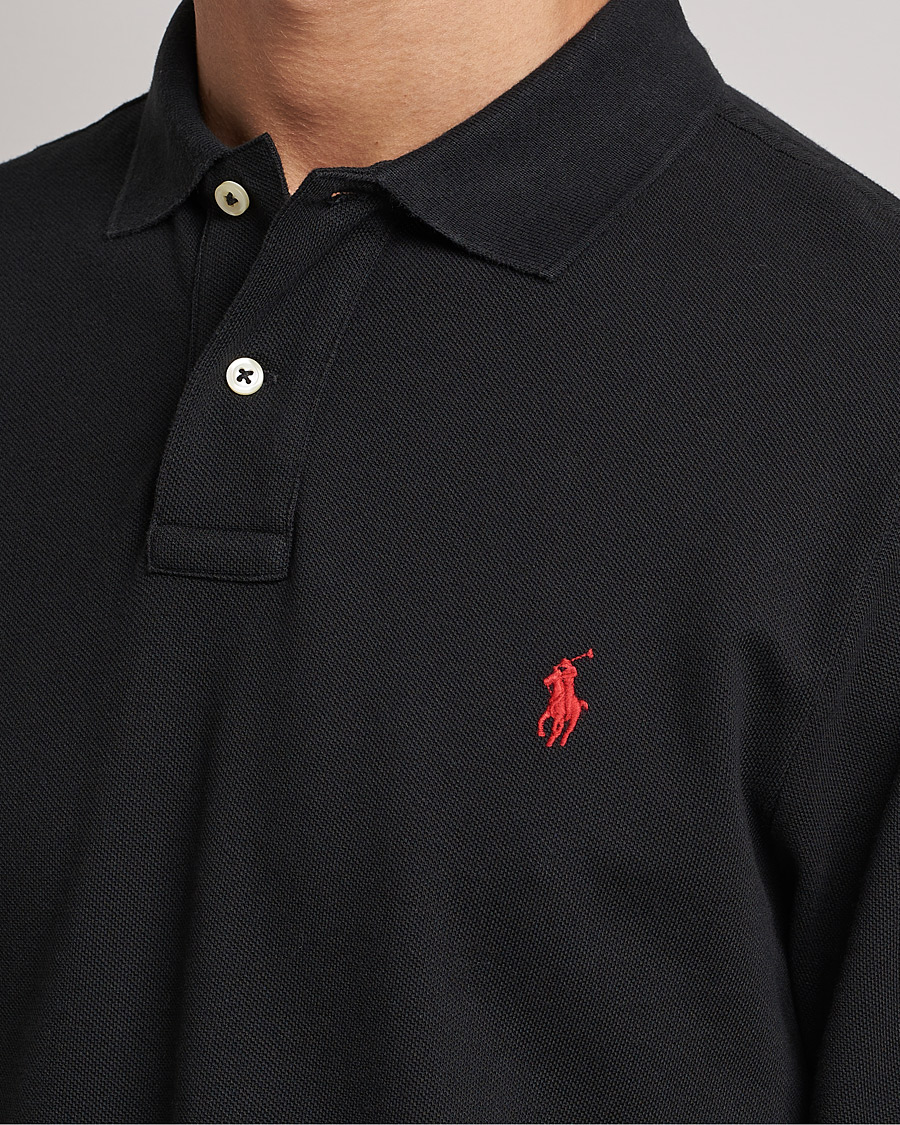 Mies | Pikeet | Polo Ralph Lauren | Slim Fit Long Sleeve Polo Polo Black