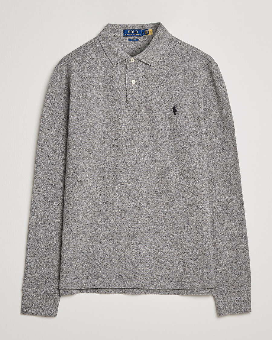 Mies | Pikeet | Polo Ralph Lauren | Slim Fit Long Sleeve Polo Canterbury Heather