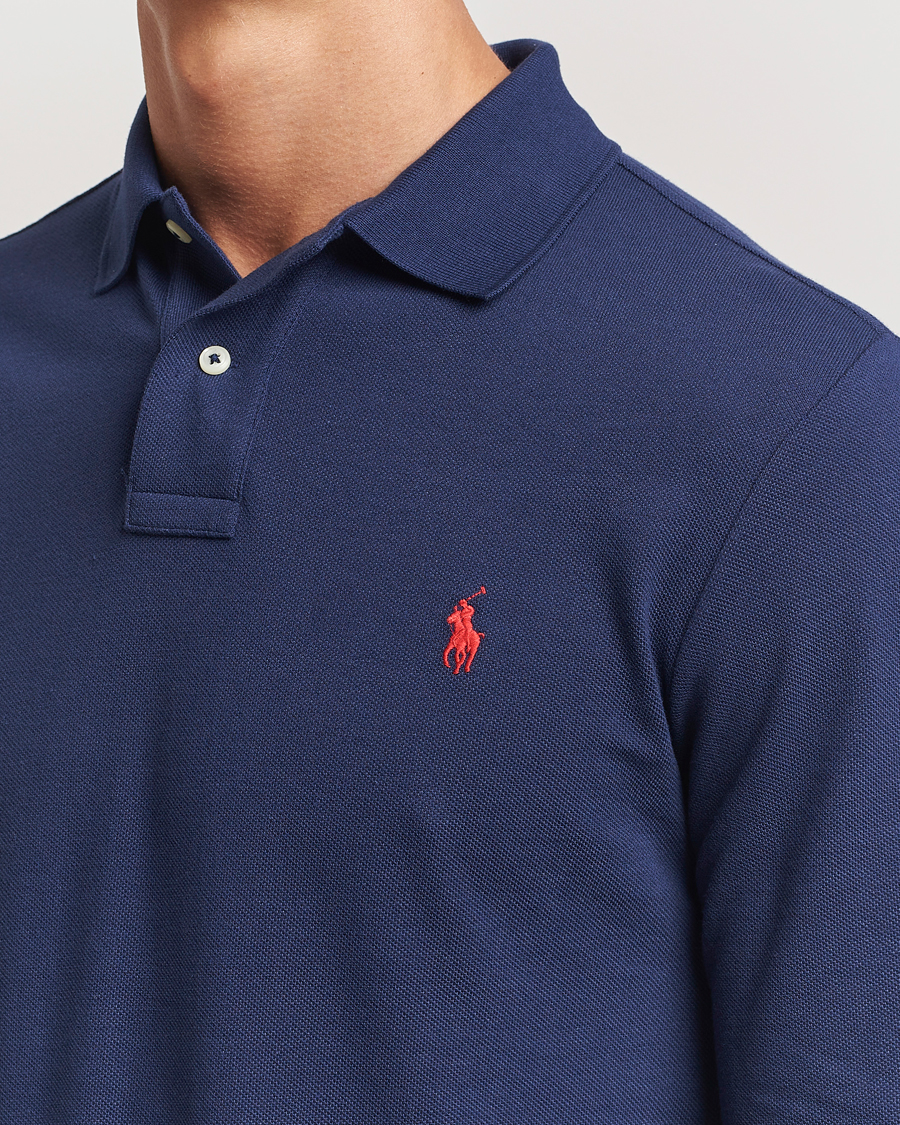 Mies | Pikeet | Polo Ralph Lauren | Slim Fit Long Sleeve Polo Newport Navy