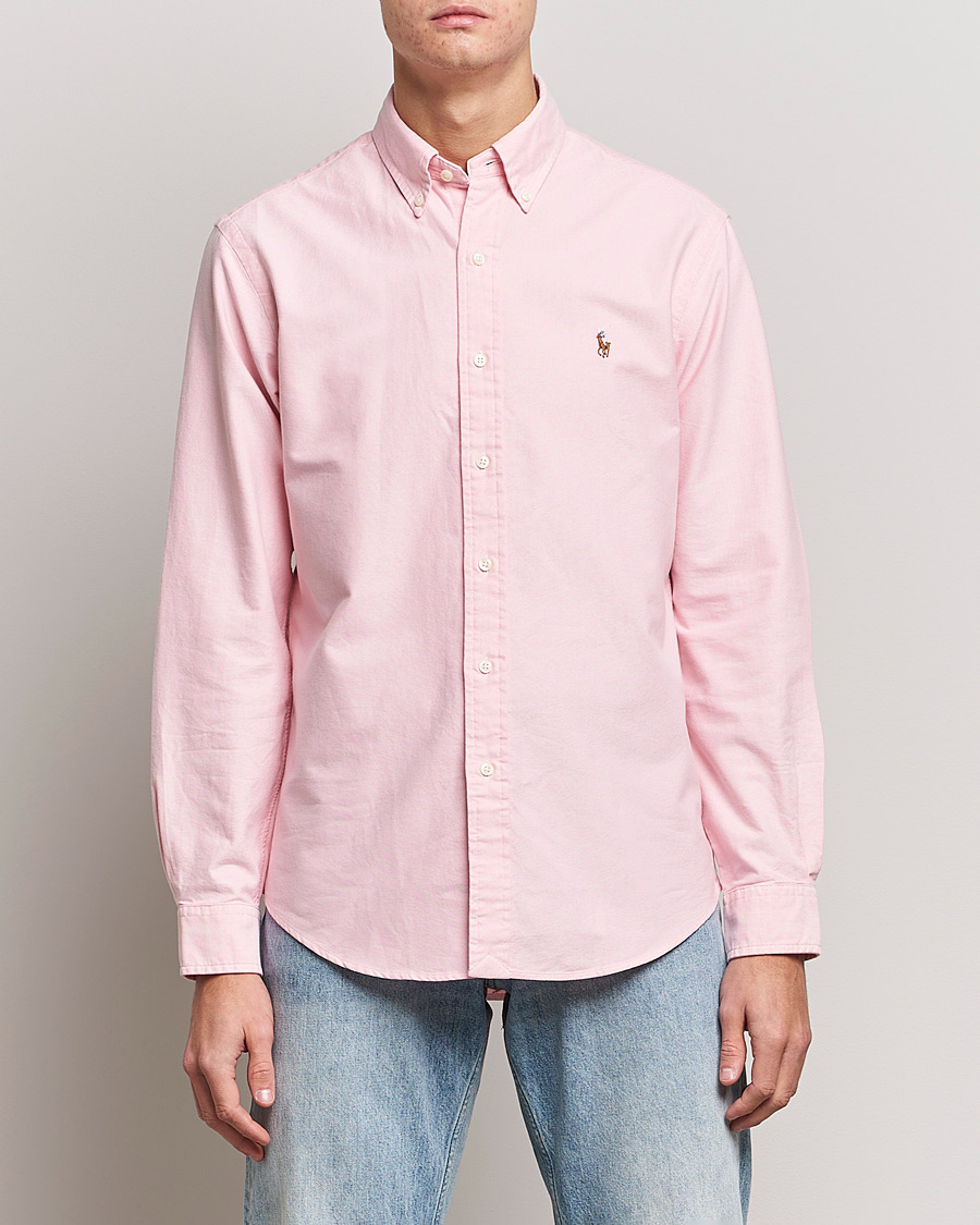 Mies |  | Polo Ralph Lauren | Custom Fit Oxford Shirt Pink