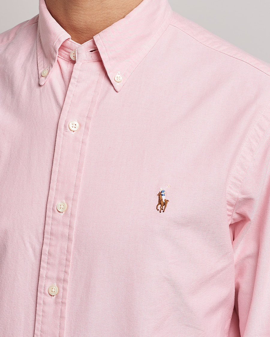 Mies | Kauluspaidat | Polo Ralph Lauren | Custom Fit Oxford Shirt Pink