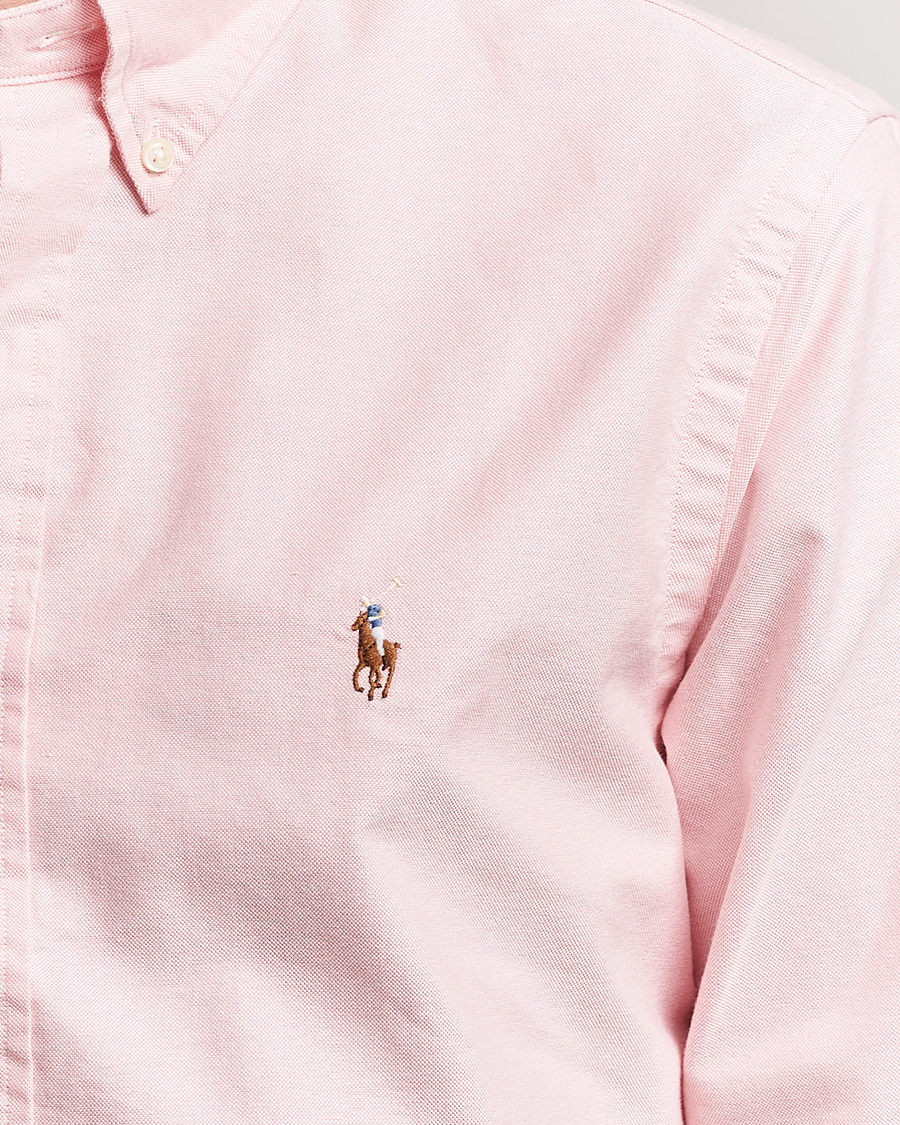 Mies | Kauluspaidat | Polo Ralph Lauren | Custom Fit Oxford Shirt Pink