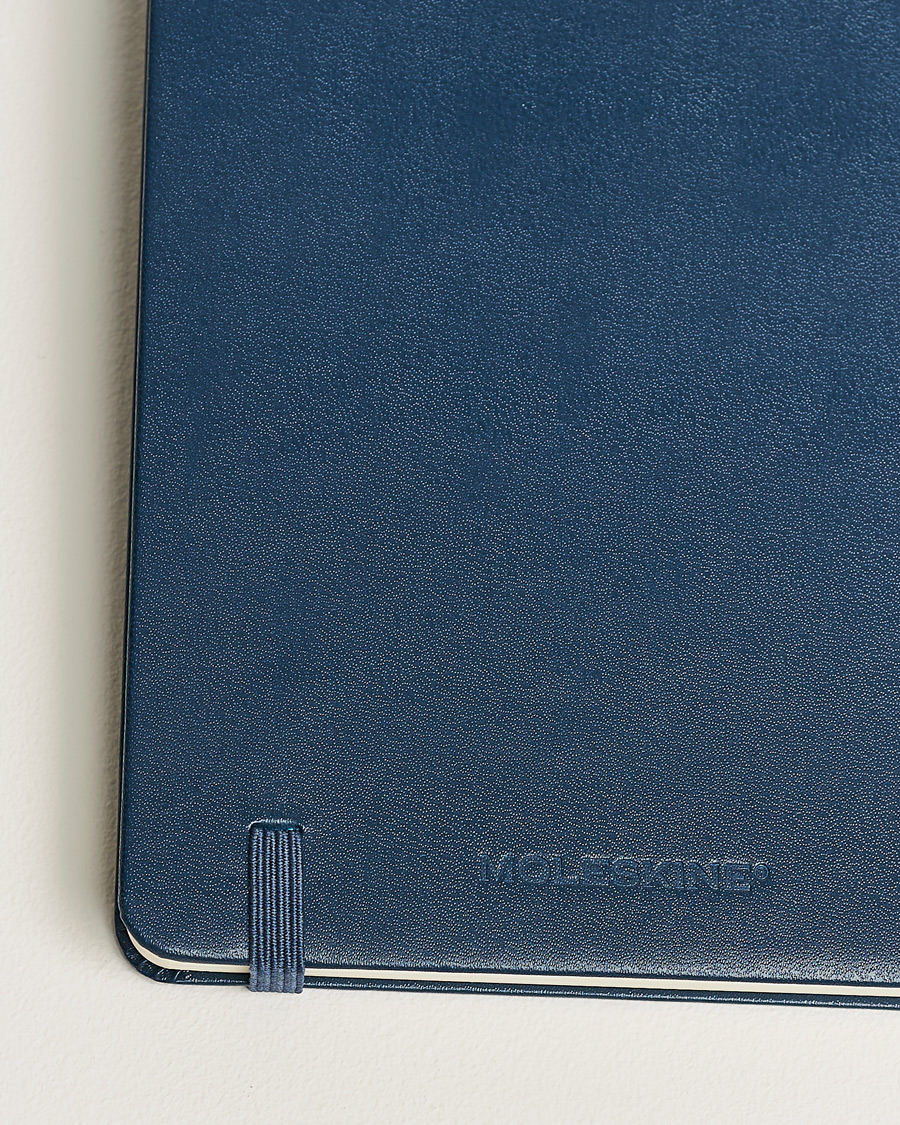 Mies | Lehtiöt | Moleskine | Plain Hard Notebook Large Sapphire Blue