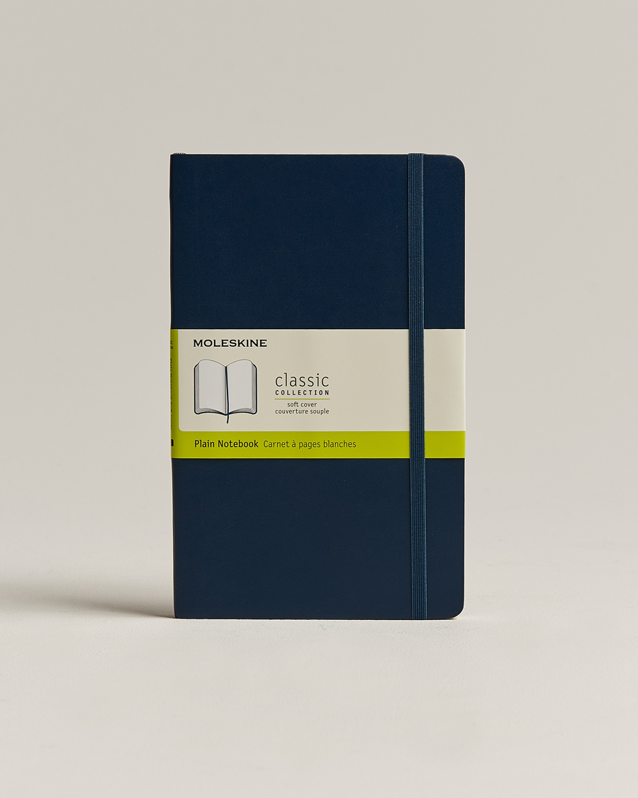 Mies | Moleskine Plain Soft Notebook Large Sapphire Blue | Moleskine | Plain Soft Notebook Large Sapphire Blue