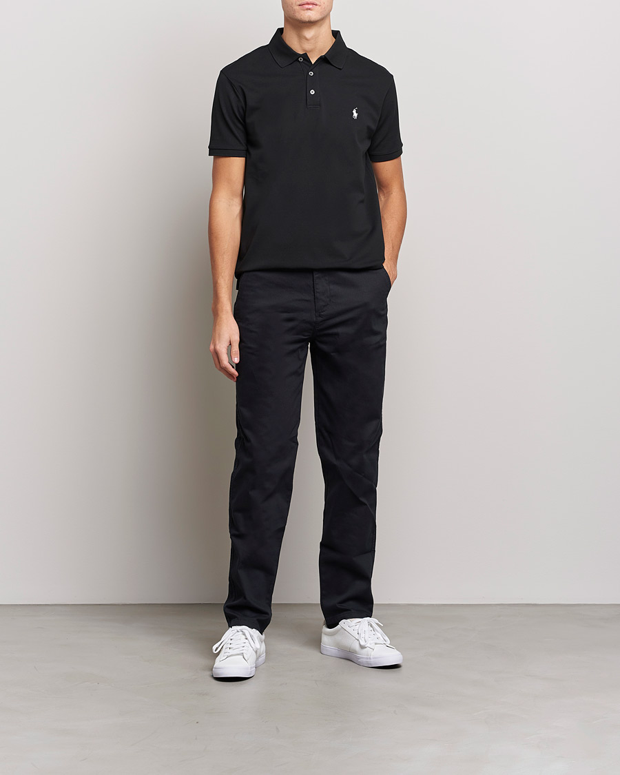 Mies |  | Polo Ralph Lauren | Slim Fit Stretch Polo Black