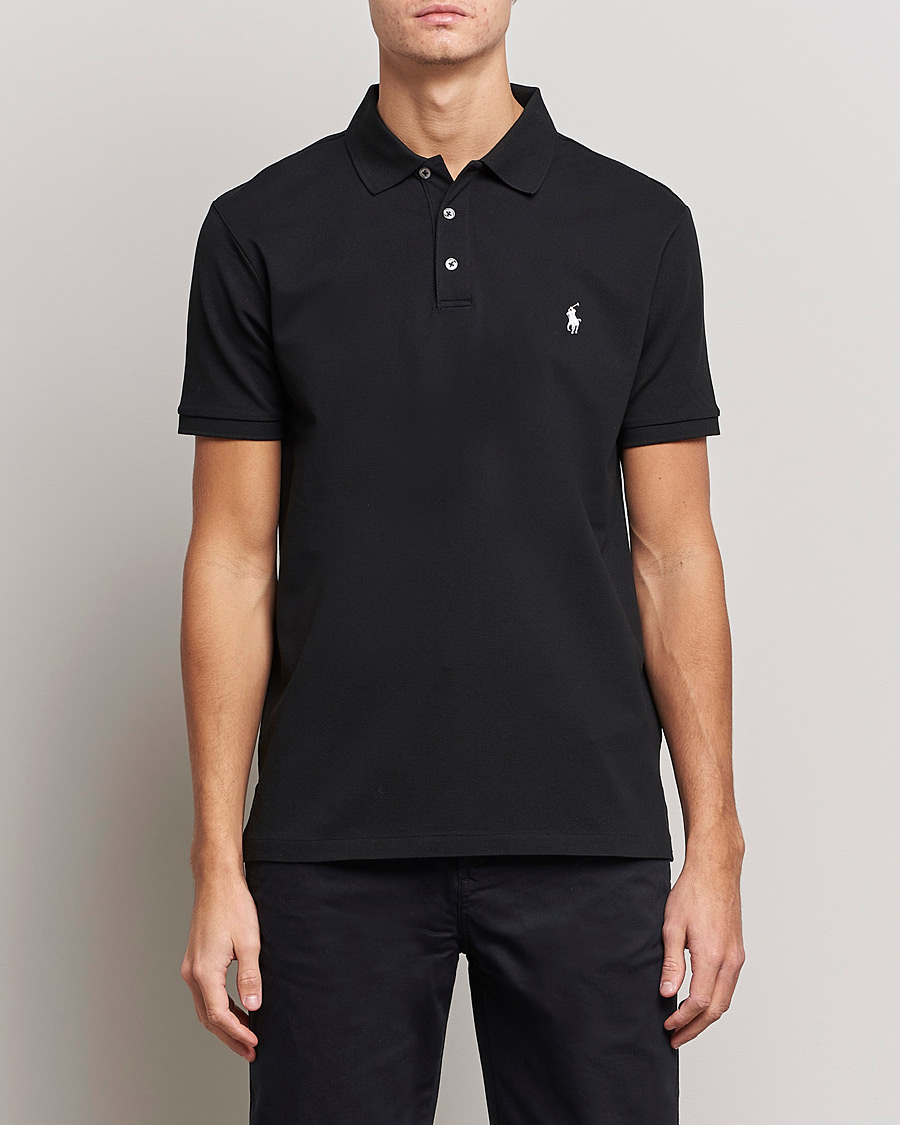 Mies | Polo Ralph Lauren Slim Fit Stretch Polo Black | Polo Ralph Lauren | Slim Fit Stretch Polo Black