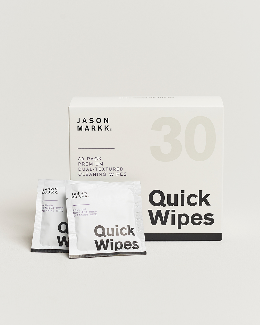 Miehet | Harjat ja huoltovälineet | Jason Markk | Quick Wipes, 30 sheets