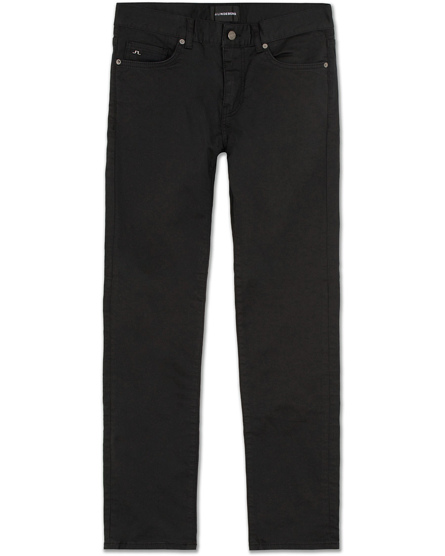 Mies | Farkut | J.Lindeberg | Jay Satin Stretch Jeans Black