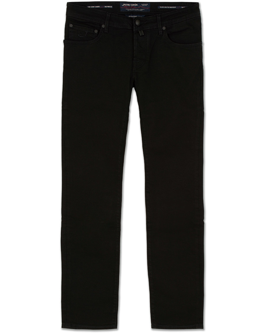 Mies | Farkut | Jacob Cohën | 622 Slim Jeans Black