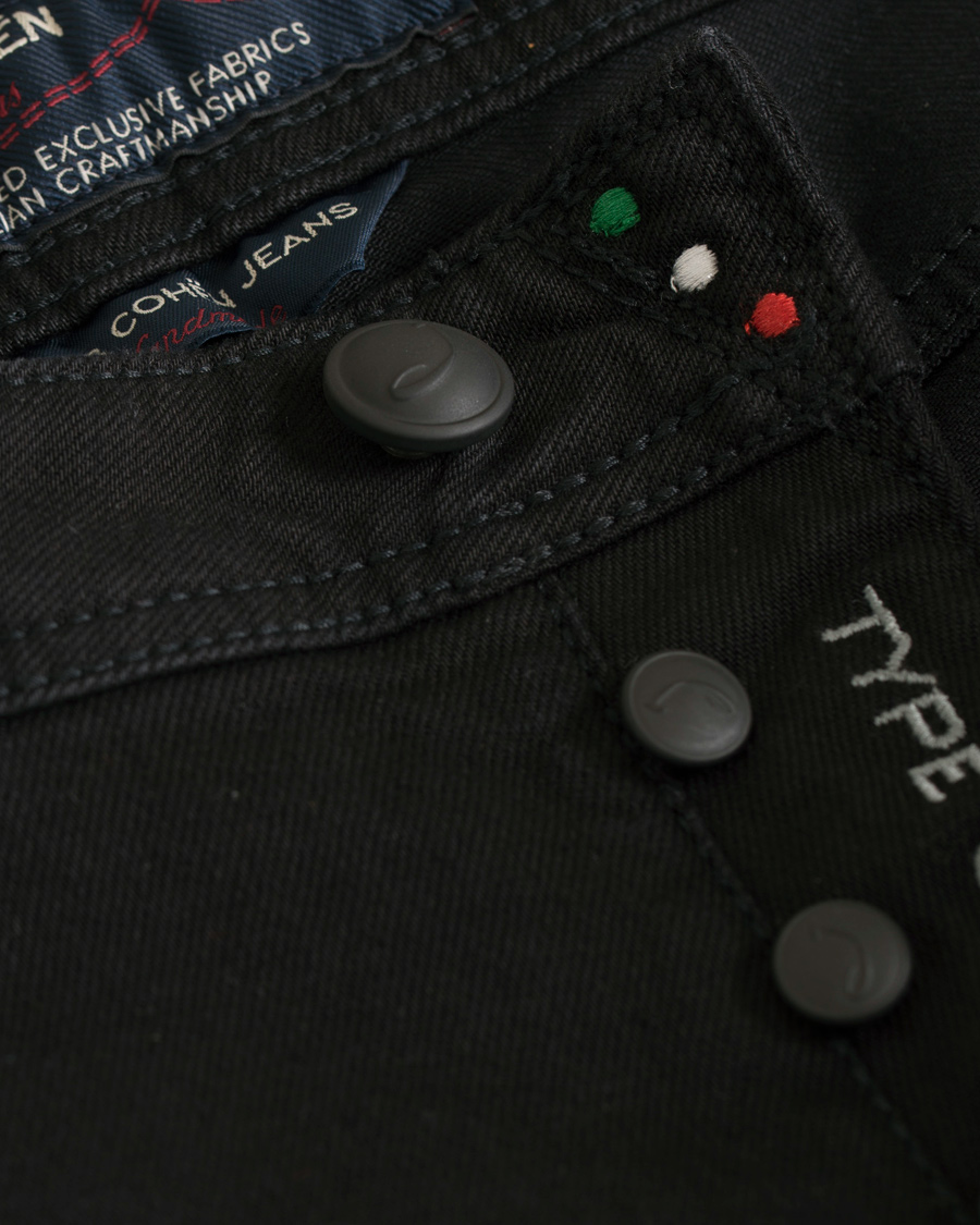 Mies | Farkut | Jacob Cohën | 622 Slim Jeans Black